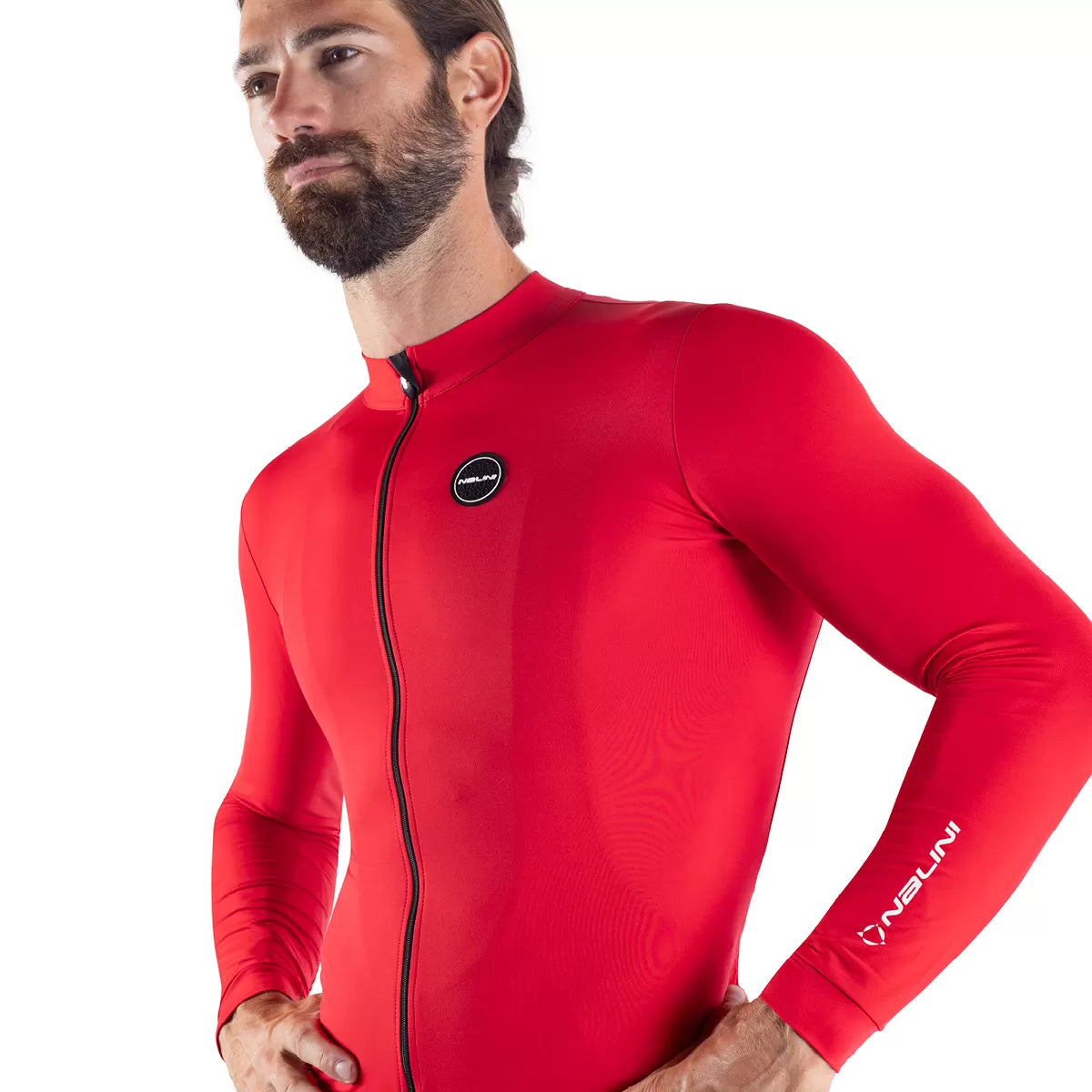 Maglia maniche lunghe Nalini Light Wrap J - Rosso Nalini
