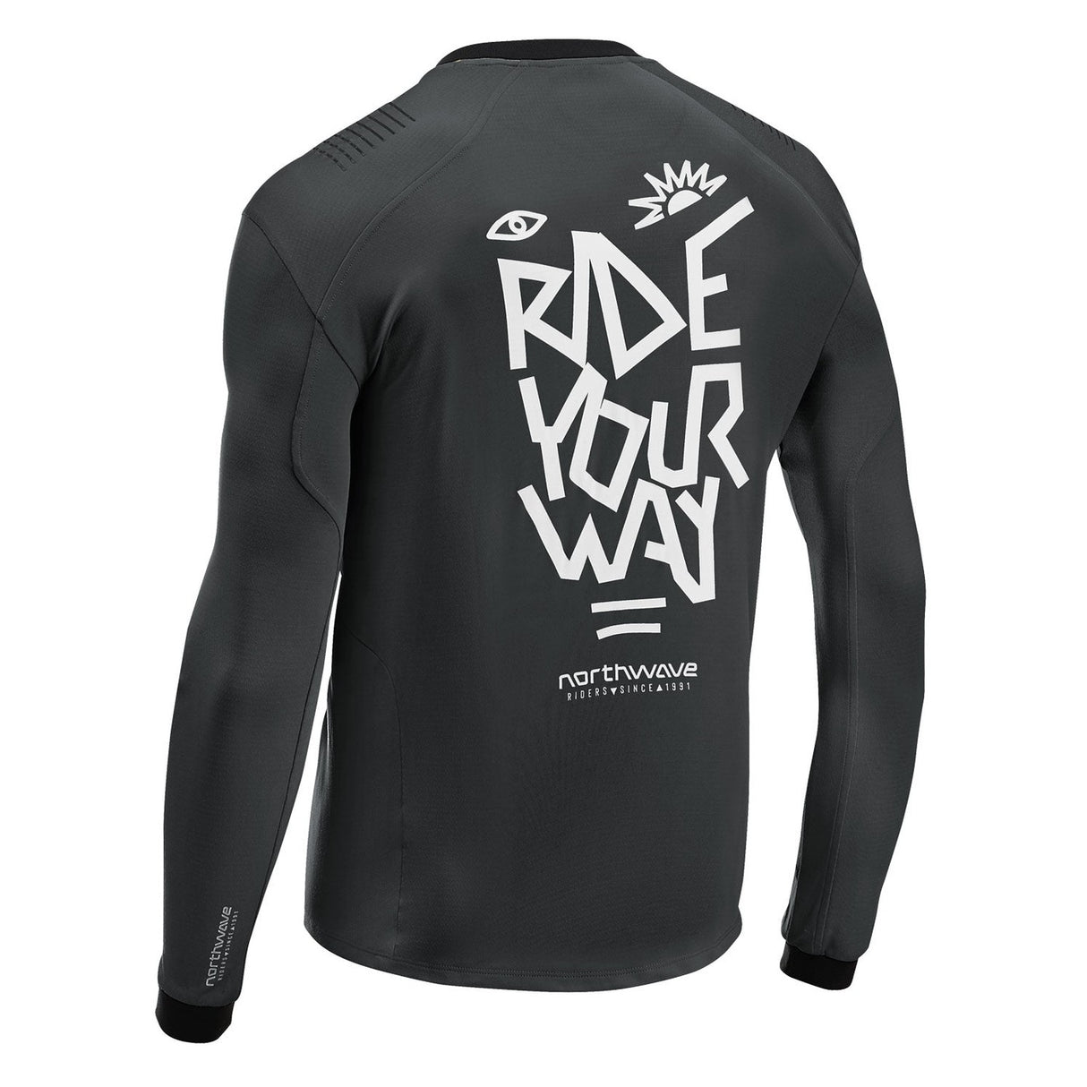 Maglia maniche lunghe Northwave Sharp - Nero bianco Northwave