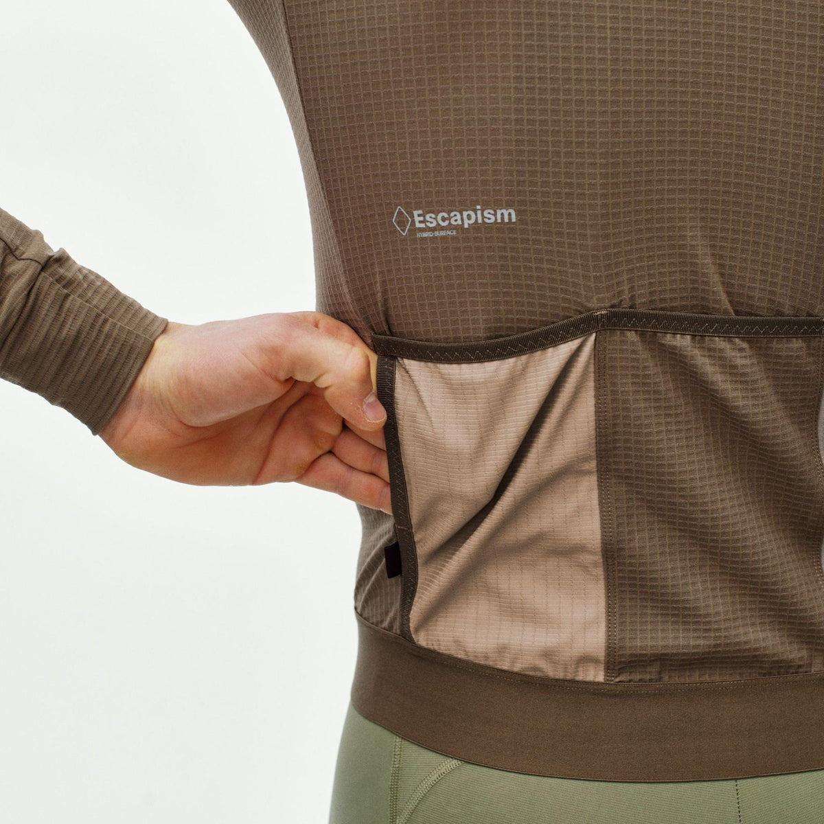 Maillot manches longues Pas Normal Studios Escapism - Stone Brown