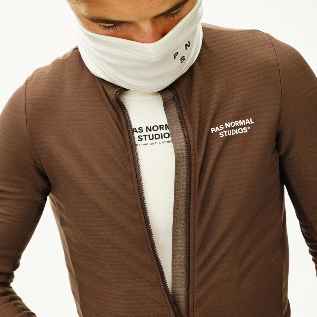 Maglia maniche lunghe Pas Normal Studios Essential - Marrone chiaro Pas Normal Studios