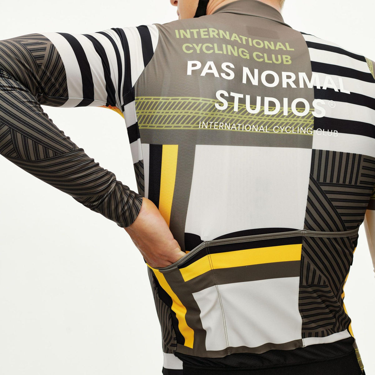 Langarmtrikot Pas Normal Studios Mechanism AOP International - Beige