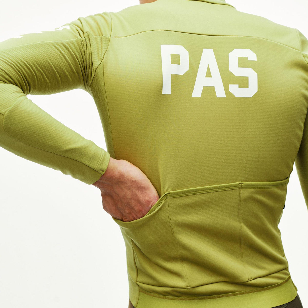 Maglia maniche lunghe Pas Normal Studios PAS Mechanism Thermal 2.0 - Dark Lime Pas Normal Studios
