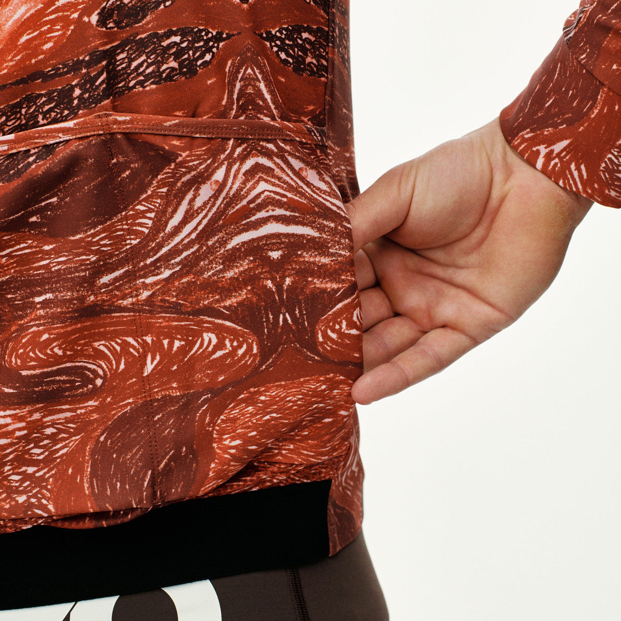 Maglia maniche lunghe Pas Normal Studios T.K.O. Woven - Rosso Pas Normal Studios