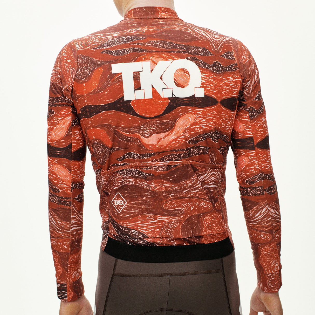 Maglia maniche lunghe Pas Normal Studios T.K.O. Woven - Rosso Pas Normal Studios