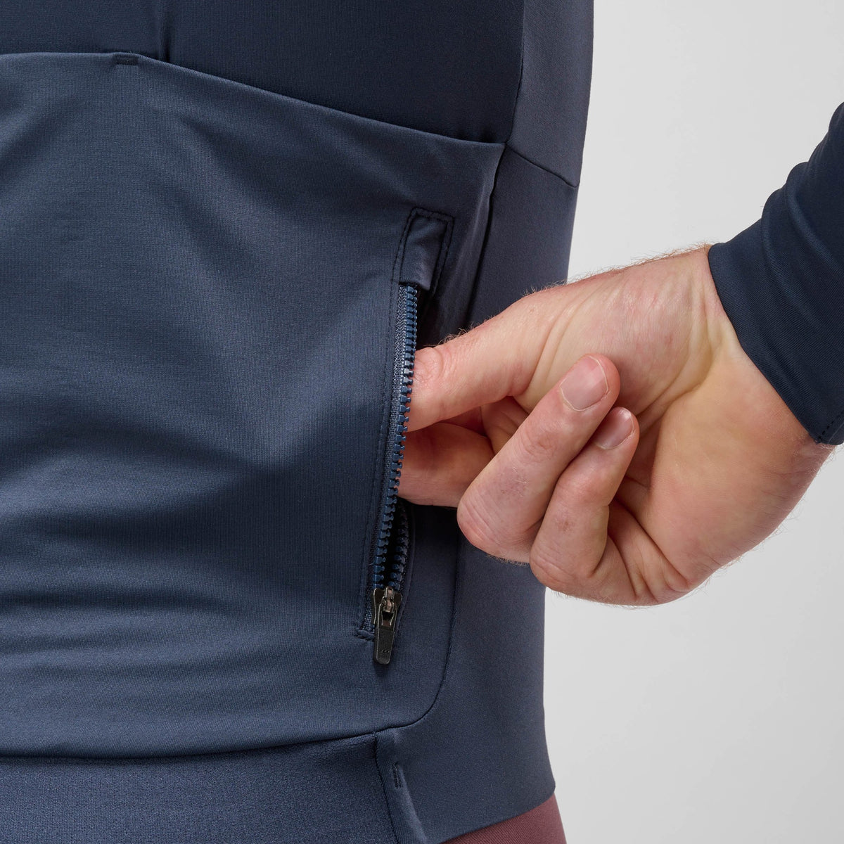 Maglia maniche lunghe Pedaled Element - Blu notte PEdALED