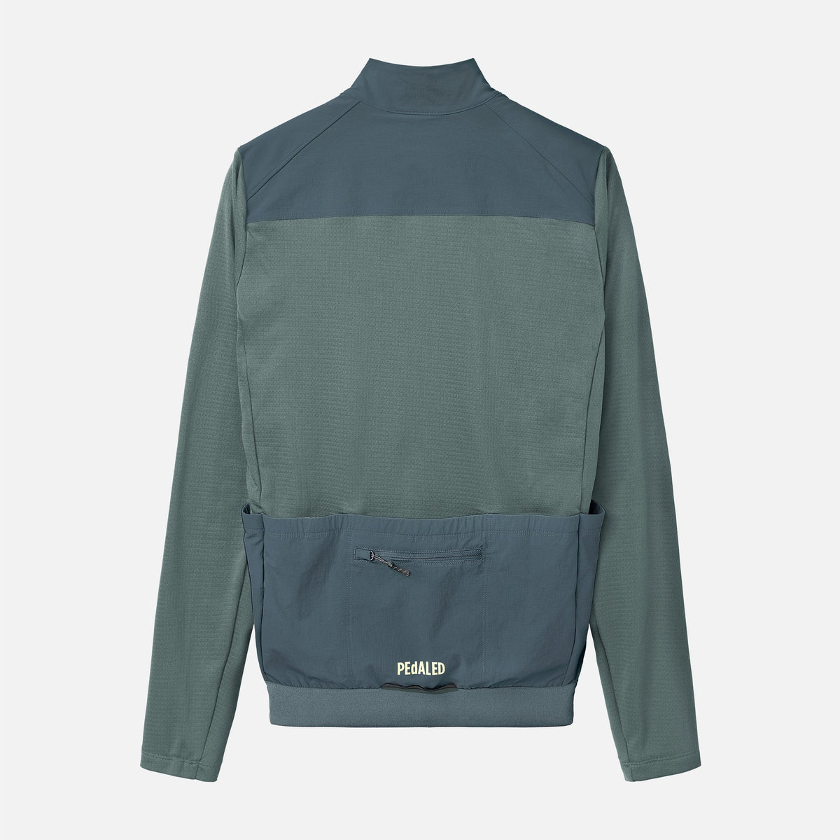 Maglia maniche lunghe Pedaled Odyssey Windblock Merino - Verde petrolio PEdALED