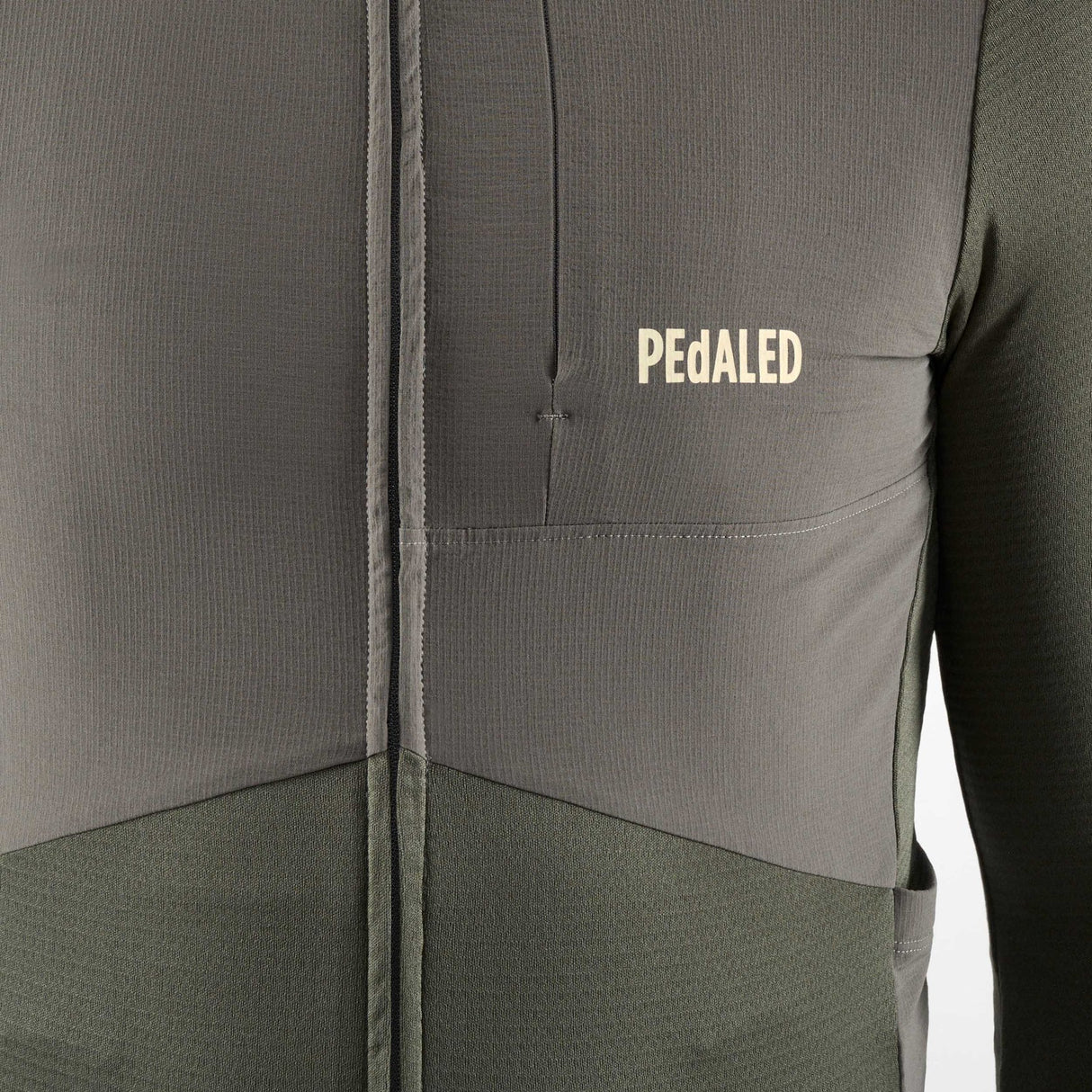 Maglia maniche lunghe Pedaled Odyssey Windblock Merino - Grigio PEdALED