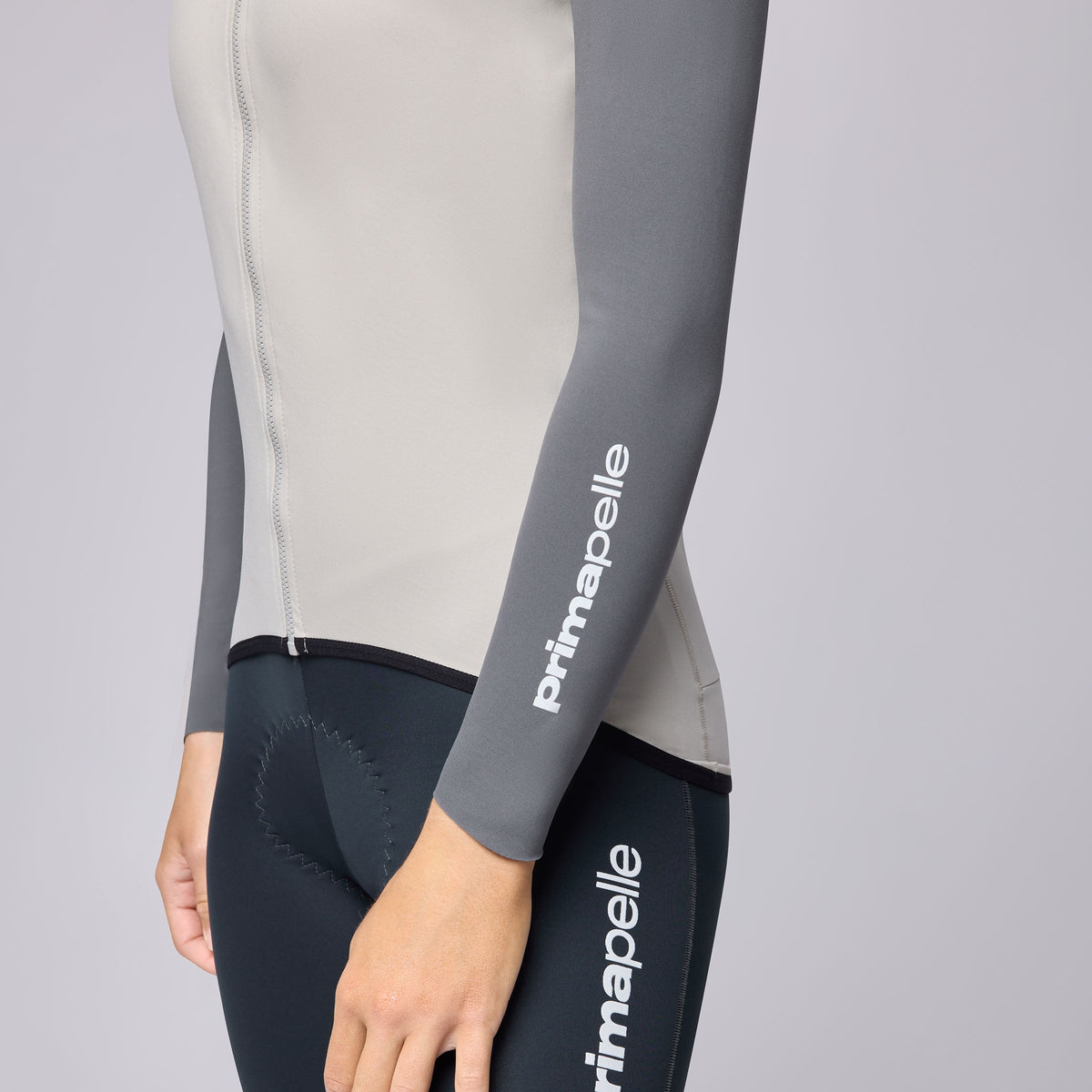Maglia maniche lunghe Pissei Primapelle Bicolor - Grigio Pissei