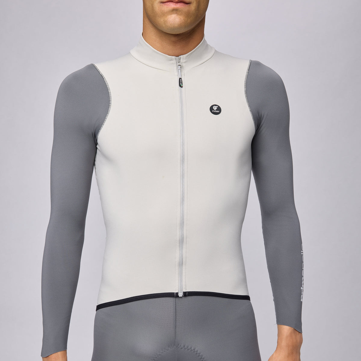 Maglia maniche lunghe Pissei Primapelle Bicolor - Grigio Pissei