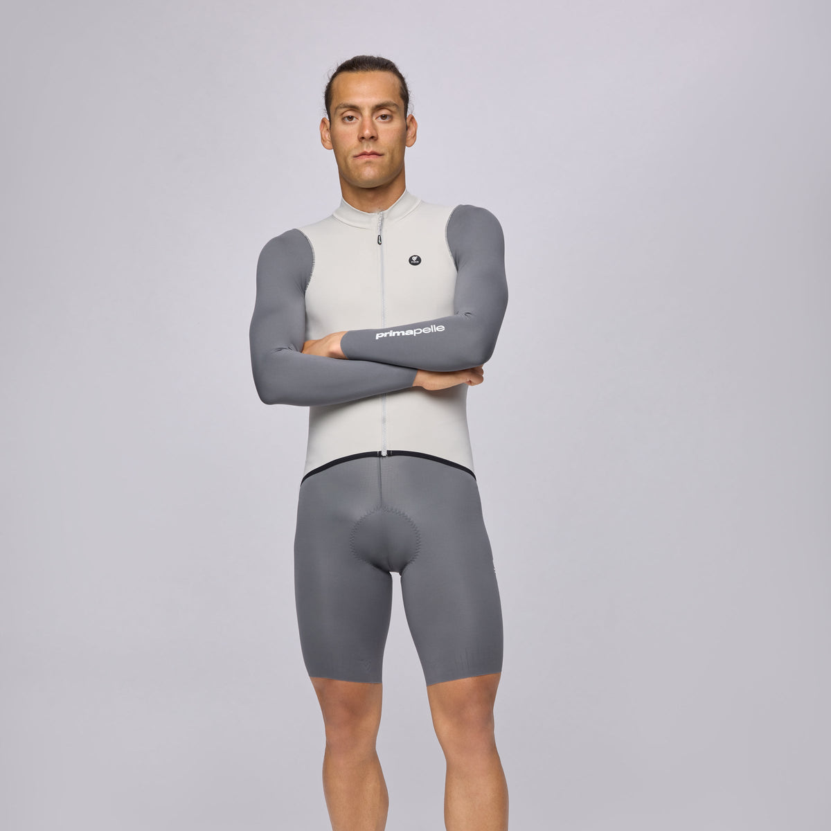 Maglia maniche lunghe Pissei Primapelle Bicolor - Grigio Pissei