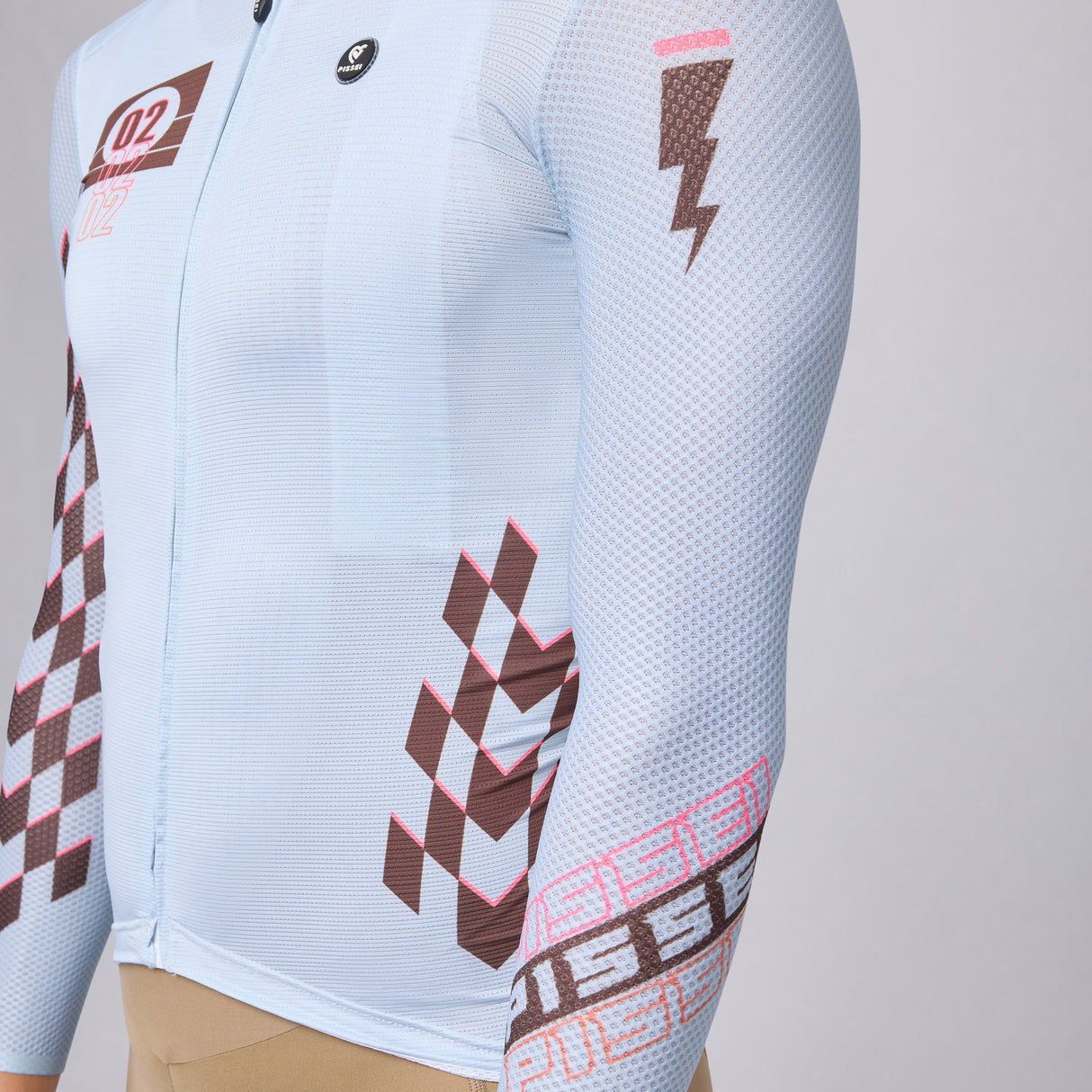 Maglia maniche lunghe Pissei Thunder - Azzurro Pissei