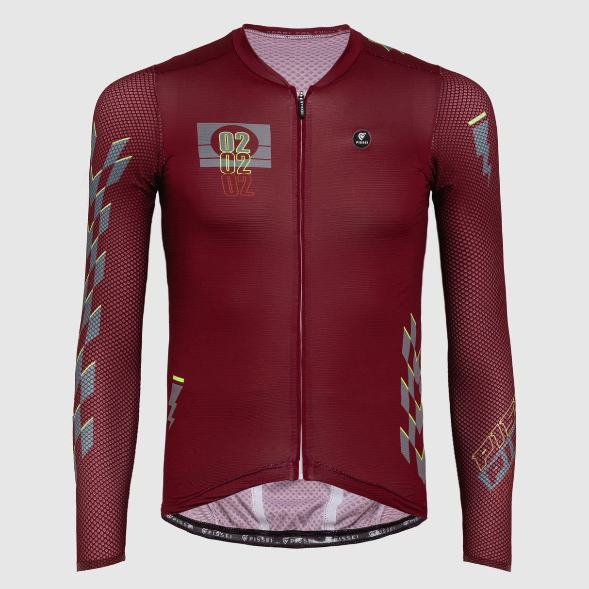 Maglia maniche lunghe Pissei Thunder - Bordeaux Pissei