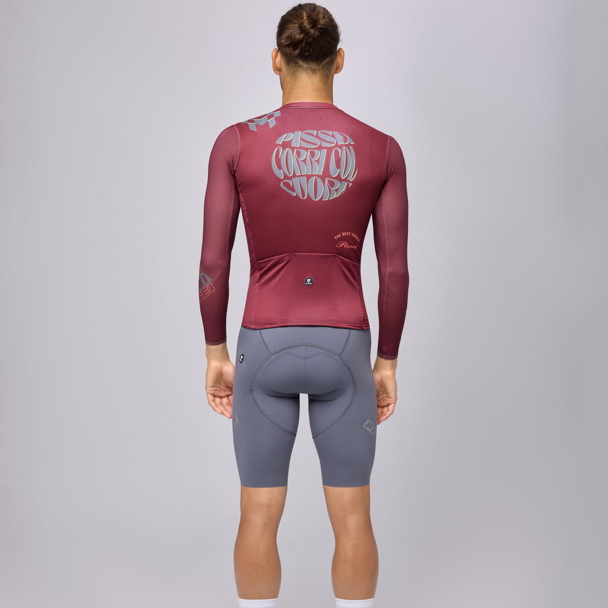 Maglia maniche lunghe Pissei Thunder - Bordeaux Pissei