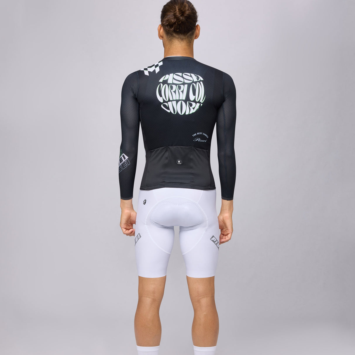 Maglia maniche lunghe Pissei Thunder - Nero Pissei