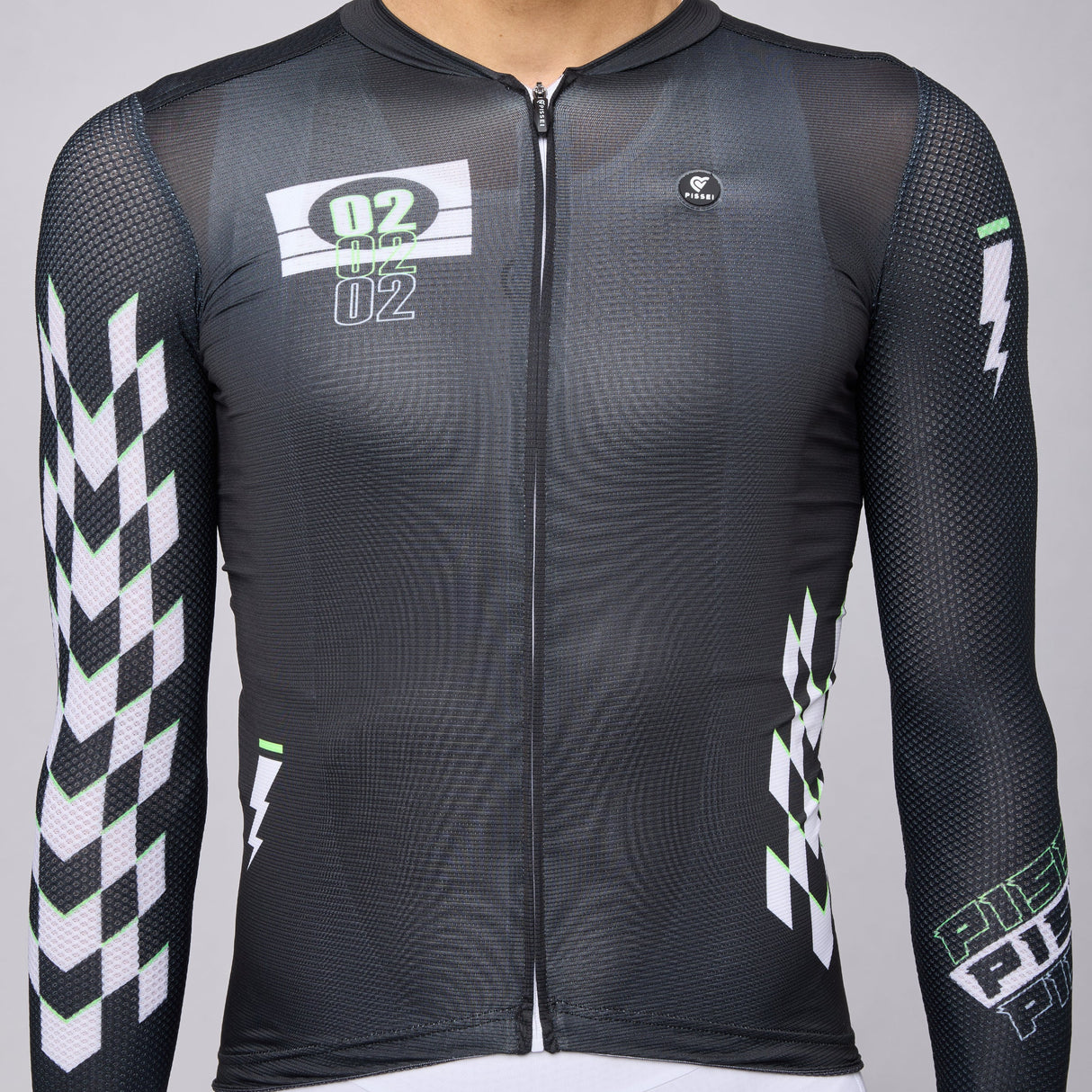 Maglia maniche lunghe Pissei Thunder - Nero Pissei