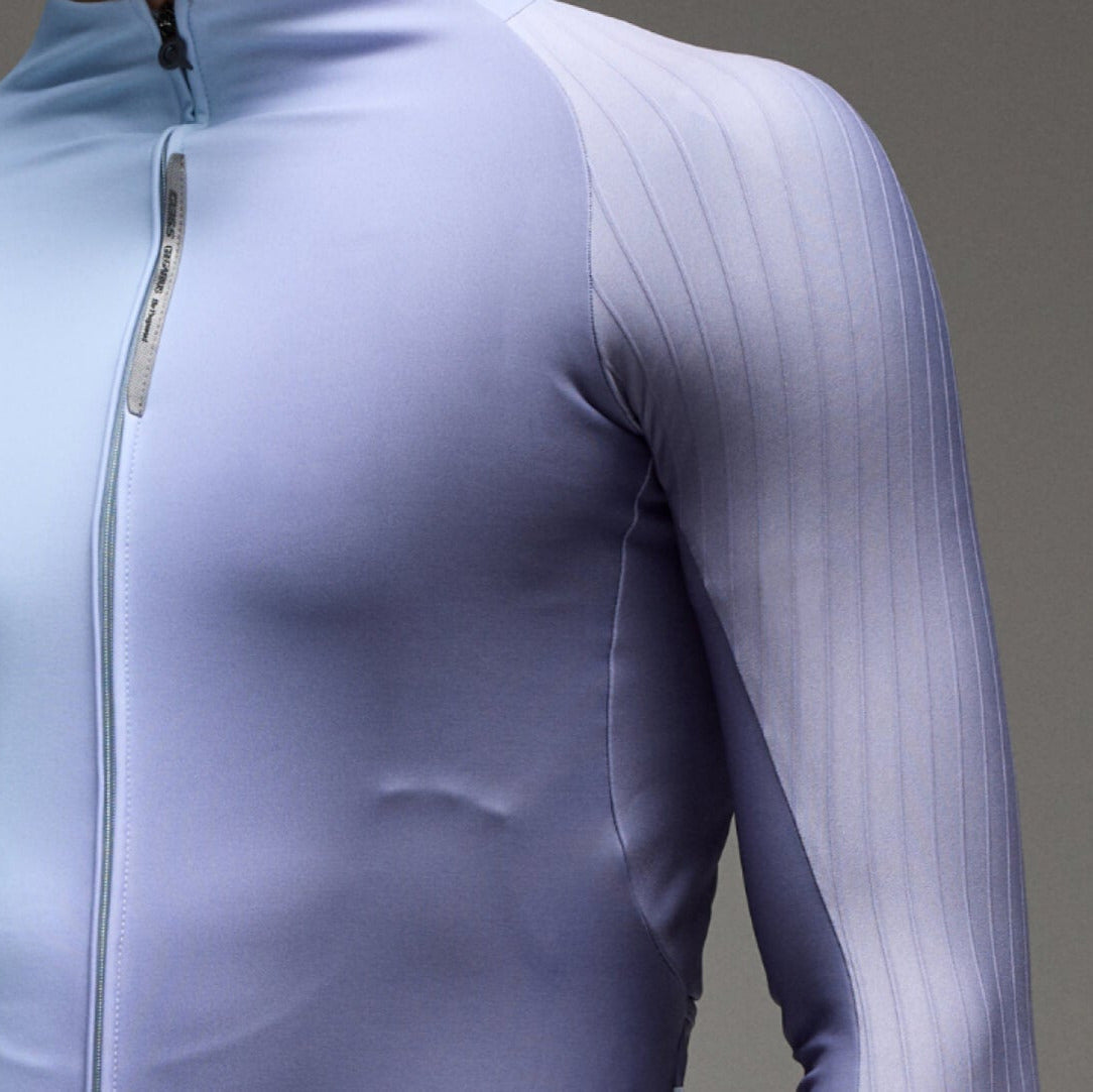 Maglia maniche lunghe Q36.5 Gregarius Hybrid Big Fade - Blu Q36.5