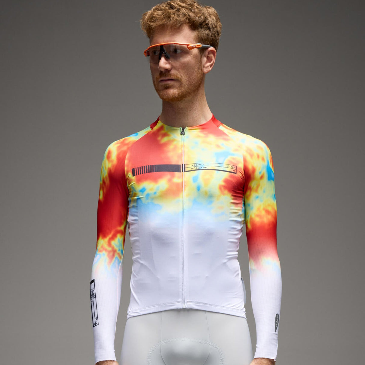 Maglia maniche lunghe Q36.5 Gregarius Hybrid Light Veloce Club - Bianco Q36.5