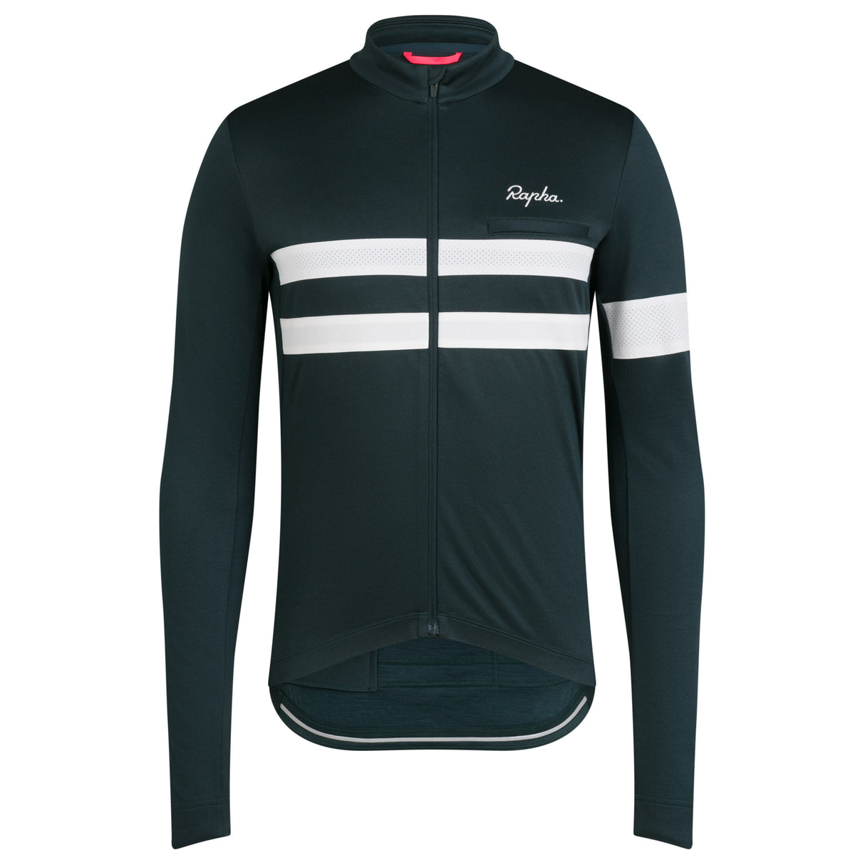 Maglia maniche lunghe Rapha Brevet - Verde scuro Rapha
