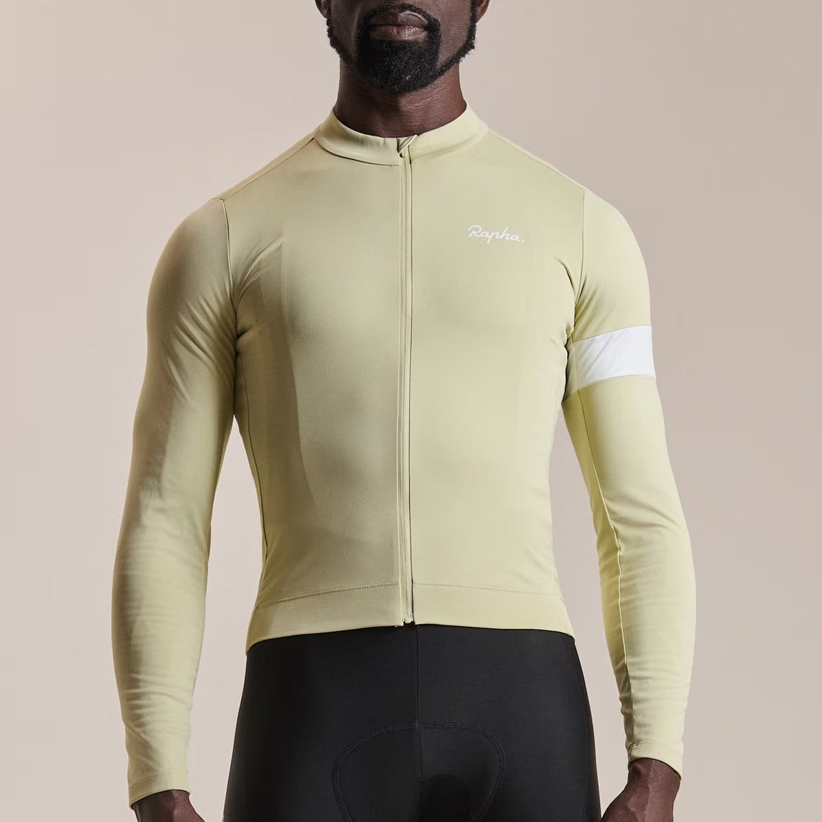 Rapha Core langarmtrikot – Hellgrün