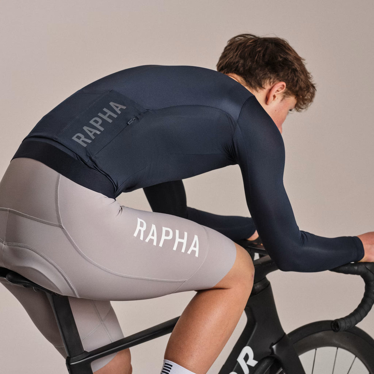 Maglia maniche lunghe Rapha Pro Team Lightweight 3 - Grigio scuro Rapha