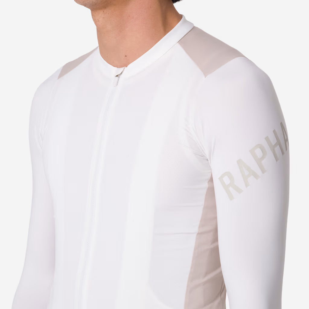 Maglia maniche lunghe Rapha Pro Team Lightweight - Bianco Rapha