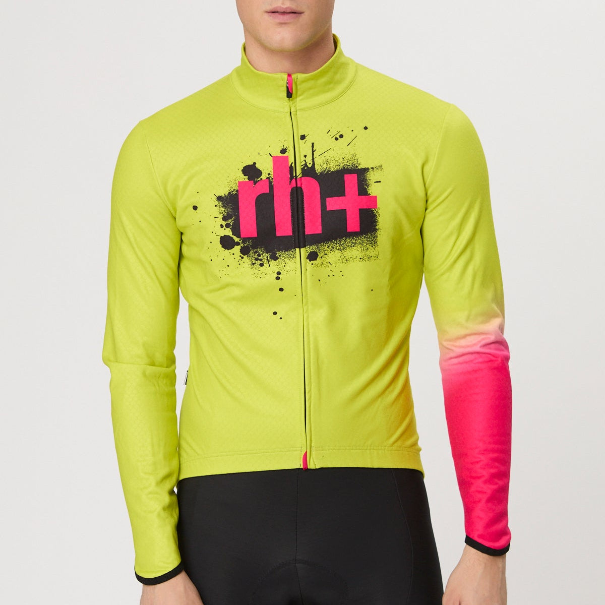 Maglia maniche lunghe Rh+ Rask - Verde fluo Zerorh
