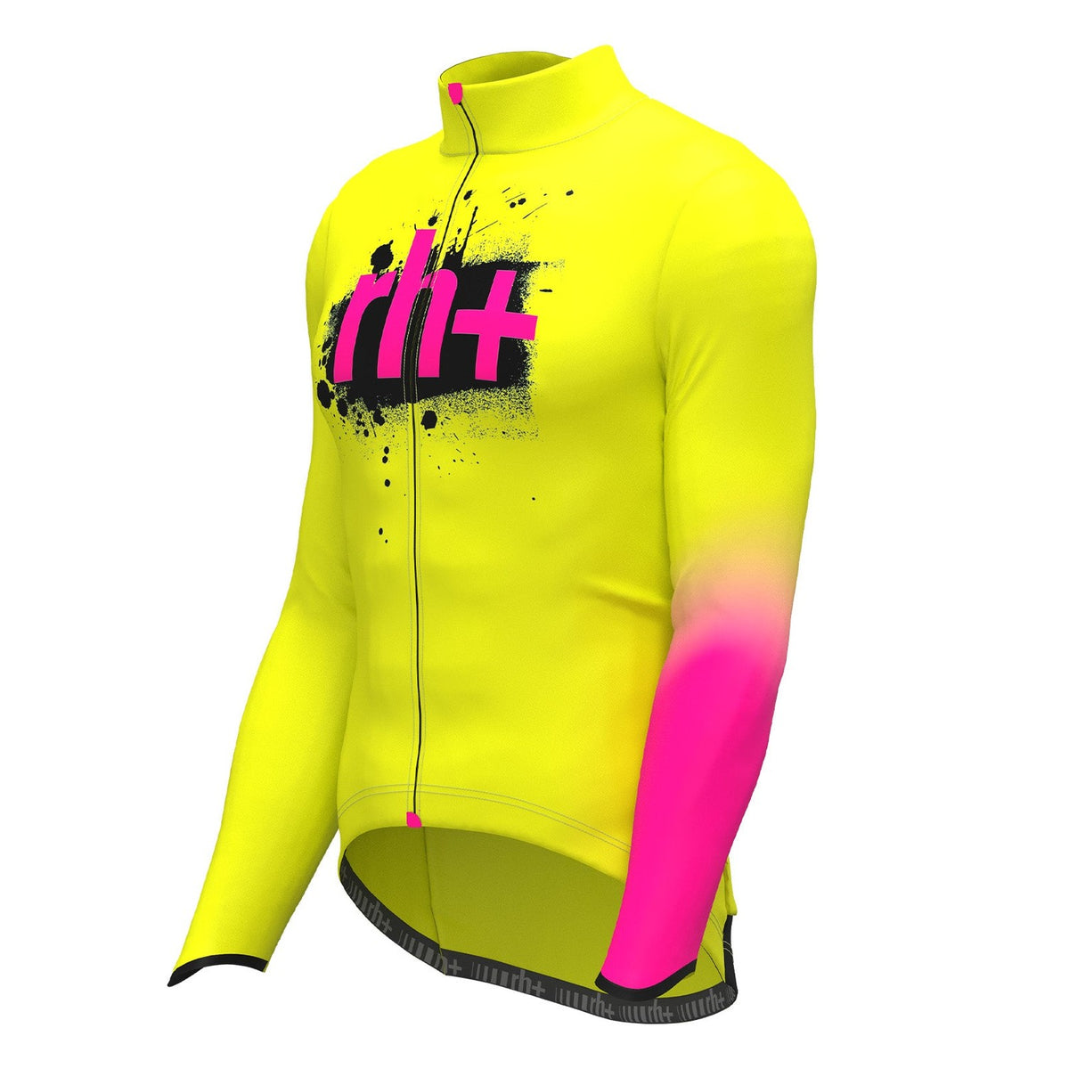 Maglia maniche lunghe Rh+ Rask - Verde fluo Zerorh