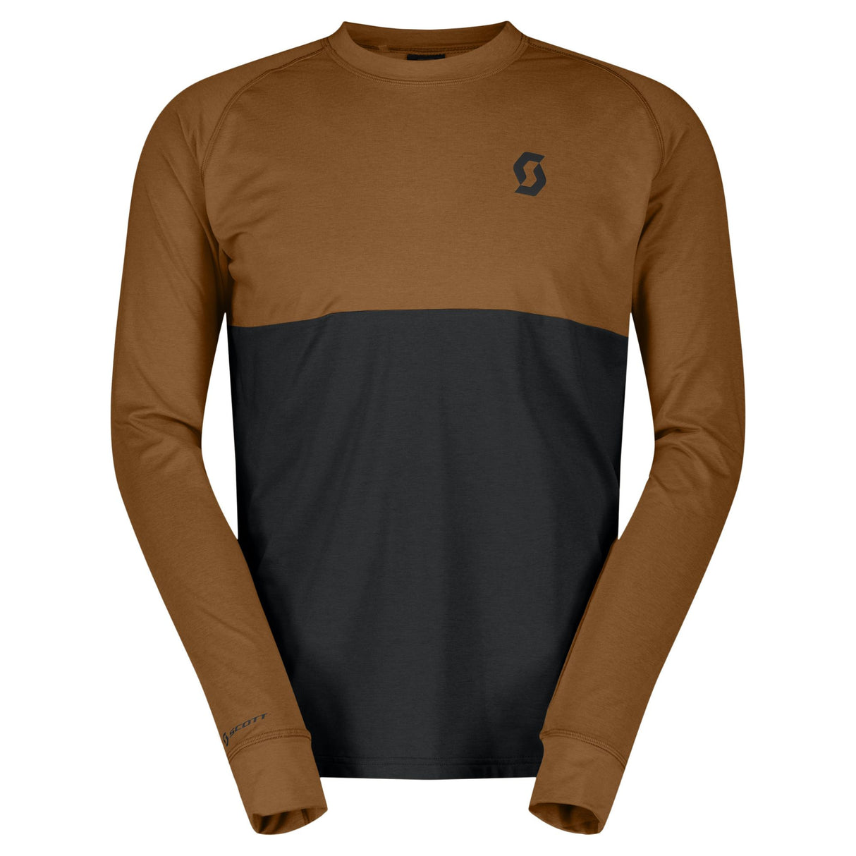 Maglia maniche lunghe Scott Trail Storm Warm Light - Marrone Scott