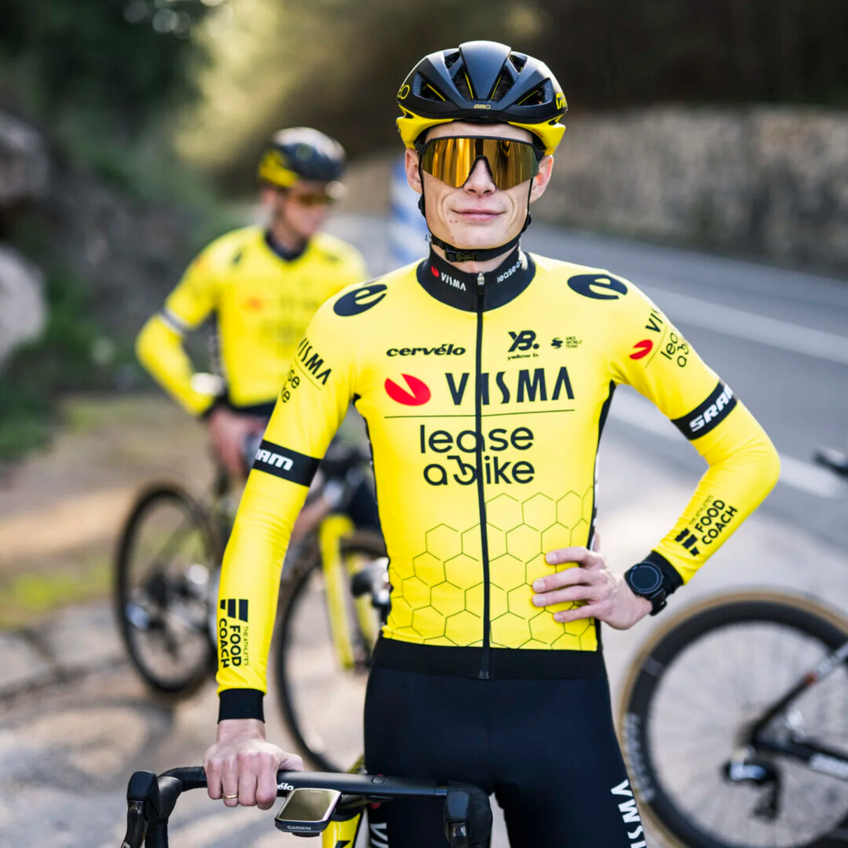 Maglia maniche lunghe Team Visma Lease a bike 2025 - L