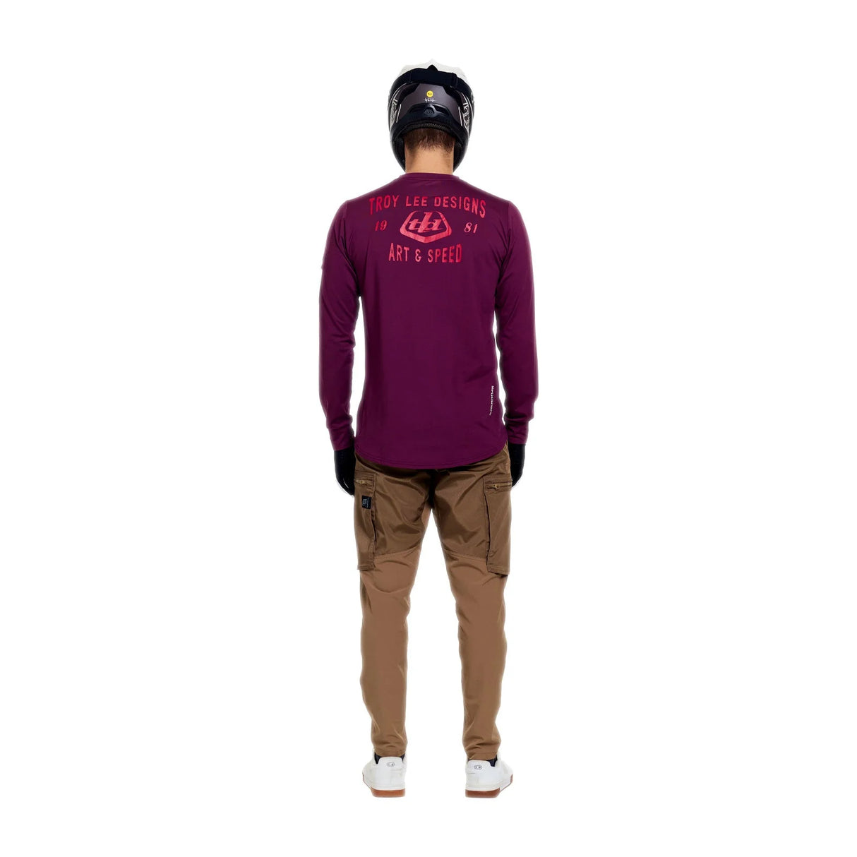 Maglia maniche lunghe Troy Lee Designs Ruckus Ride - Viola Troy Lee Designs