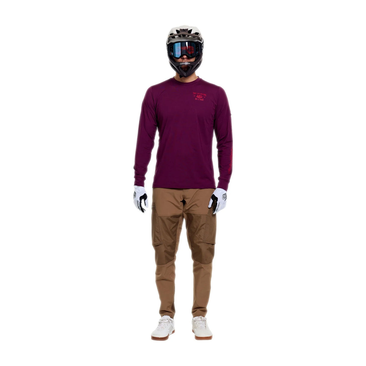 Maglia maniche lunghe Troy Lee Designs Ruckus Ride - Viola Troy Lee Designs