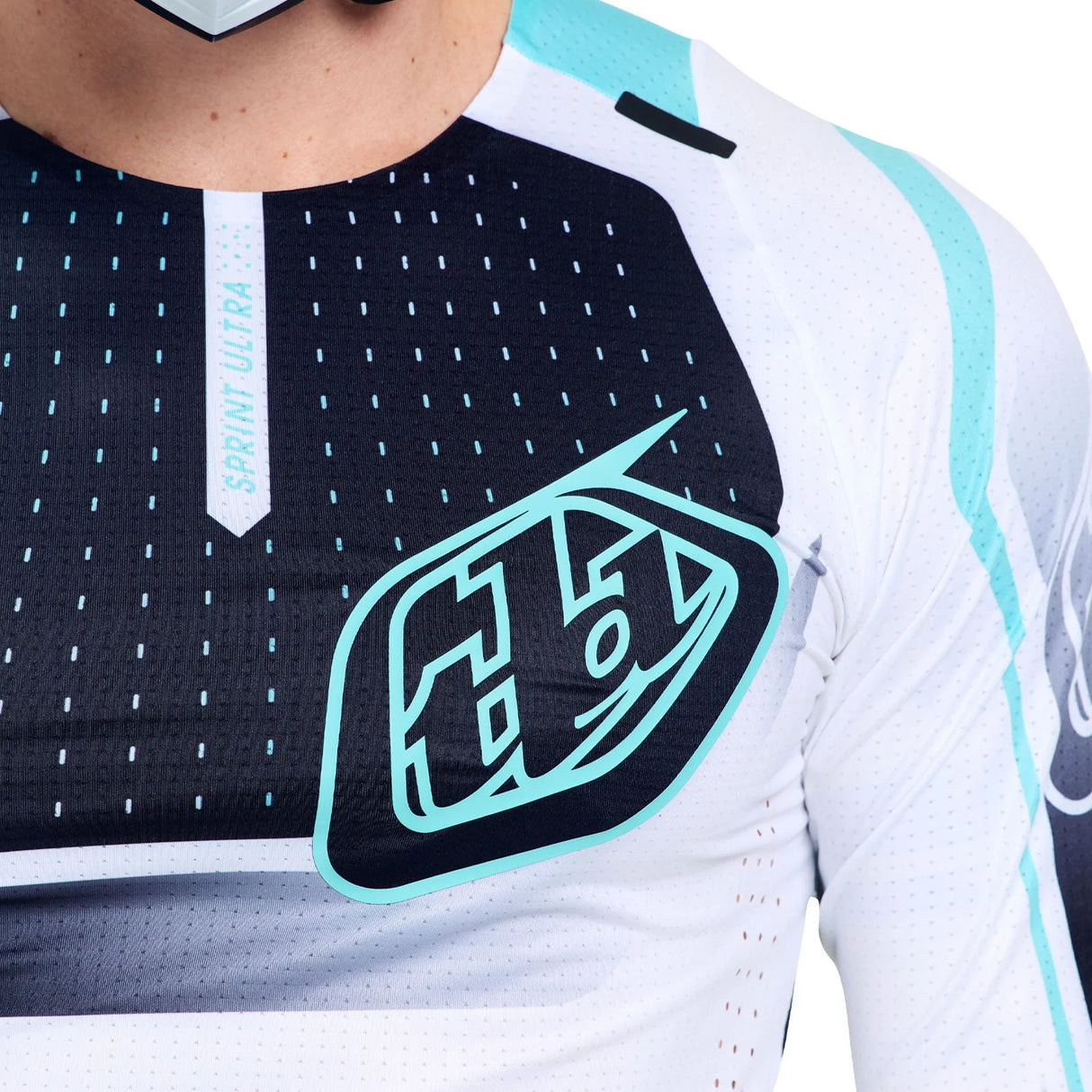 Maillot mangas largas Troy Lee Designs Sprint Ultra Proton - Blanco