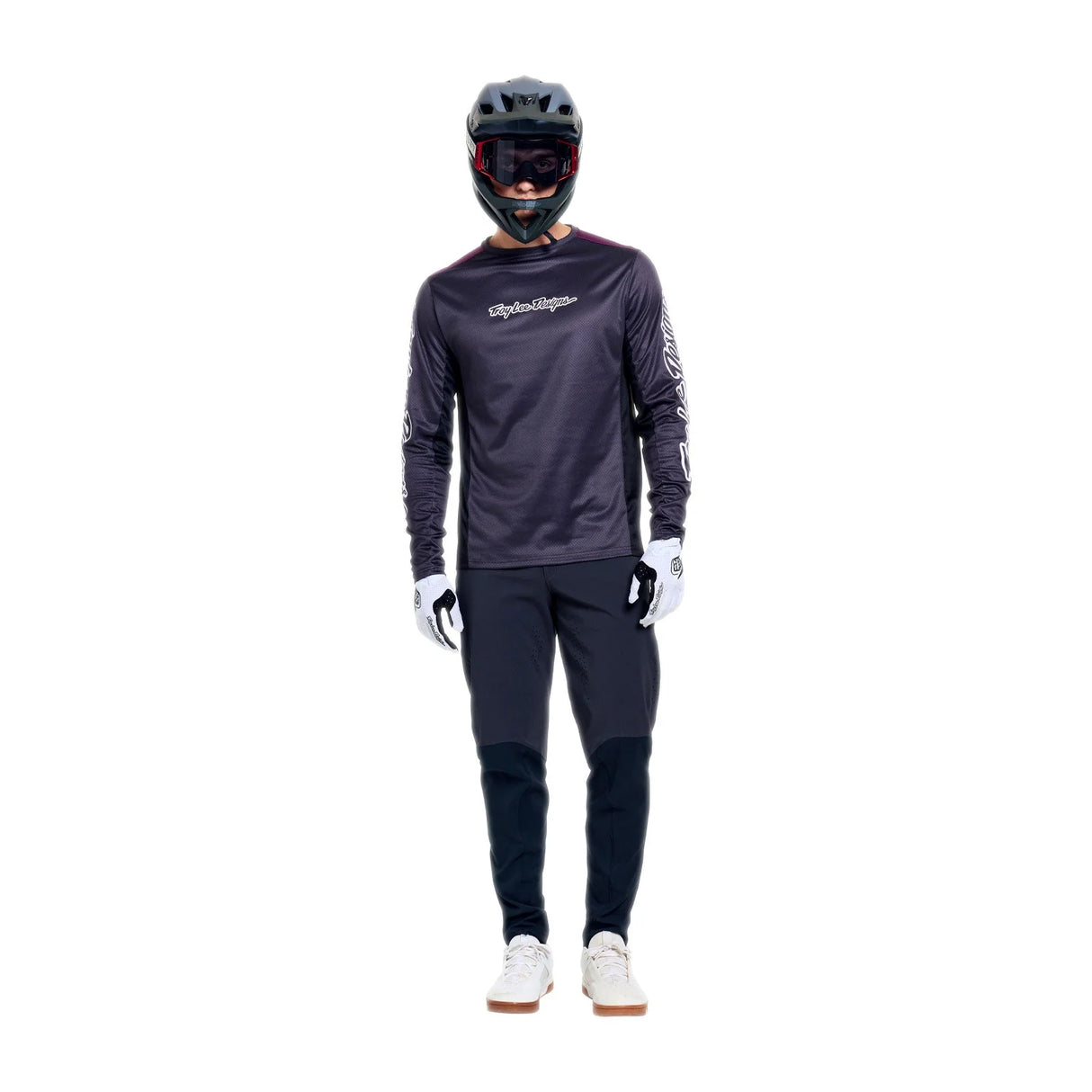 Maillot mangas largas Troy Lee Designs Stage Signature - Negro
