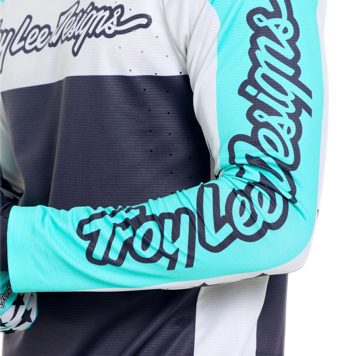 Jersey Troy Lee Designs Yo Moto long-sleeve - Black/Blue