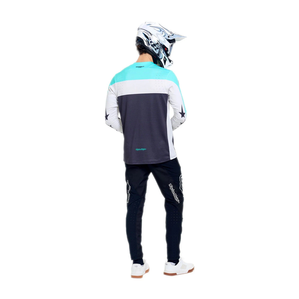 Jersey Troy Lee Designs Yo Moto long-sleeve - Black/Blue