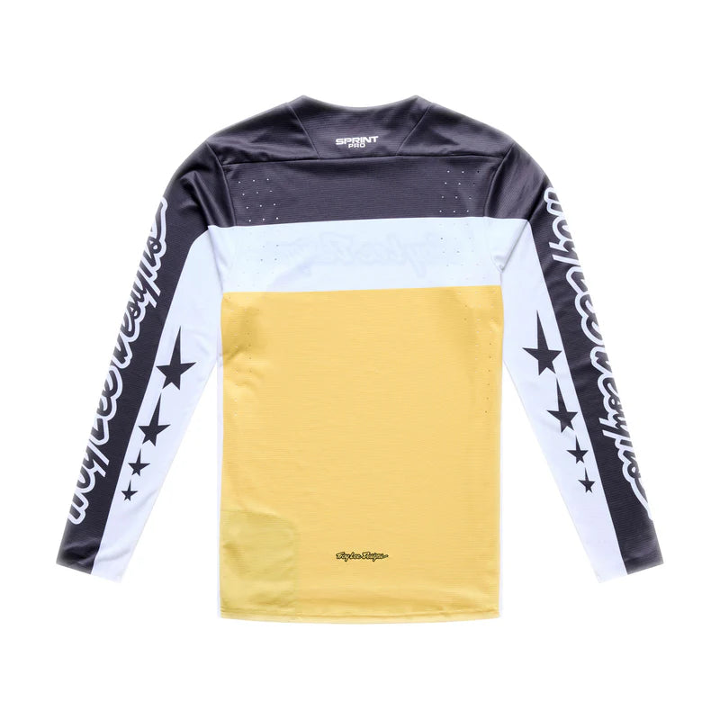 Maglia maniche lunghe Troy Lee Designs Yo Moto - Nero Giallo Troy Lee Designs