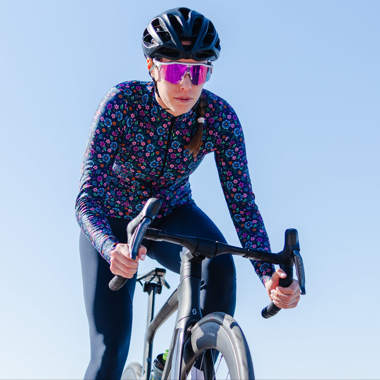 Ale Pragma Fondo 3.0 women long sleeve jersey - Blue