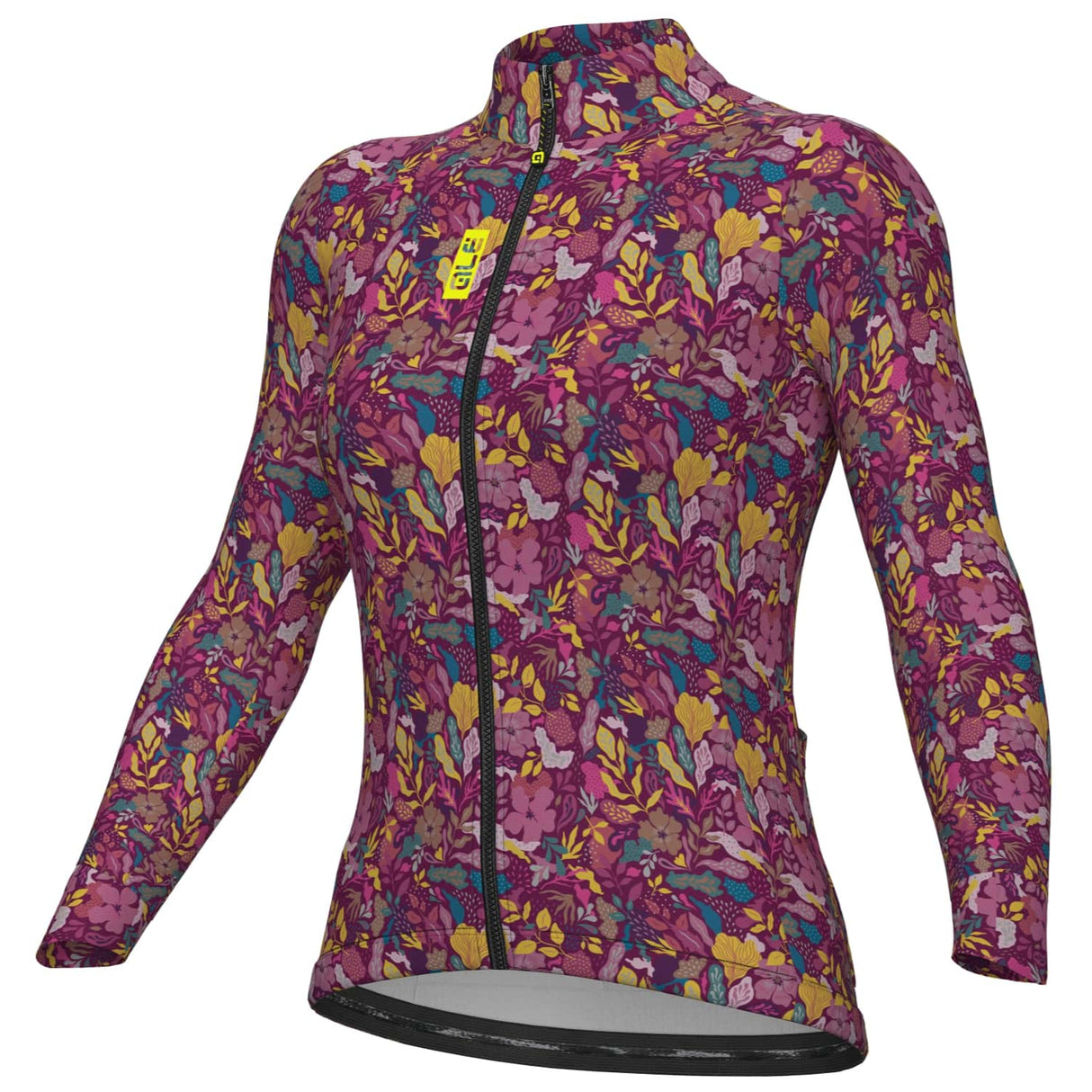 Maglia maniche lunghe donna Ale Pragma Flowery - Rosa Ale
