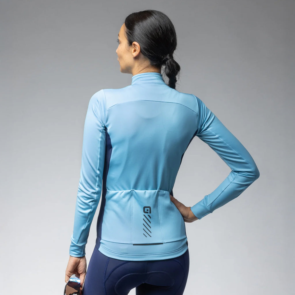 Maglia maniche lunghe donna Ale Solid Fondo 2.0 - Azzurro Ale
