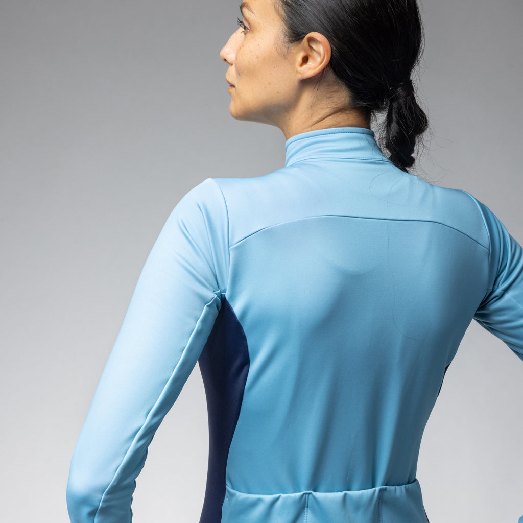 Maglia maniche lunghe donna Ale Solid Fondo 2.0 - Azzurro Ale
