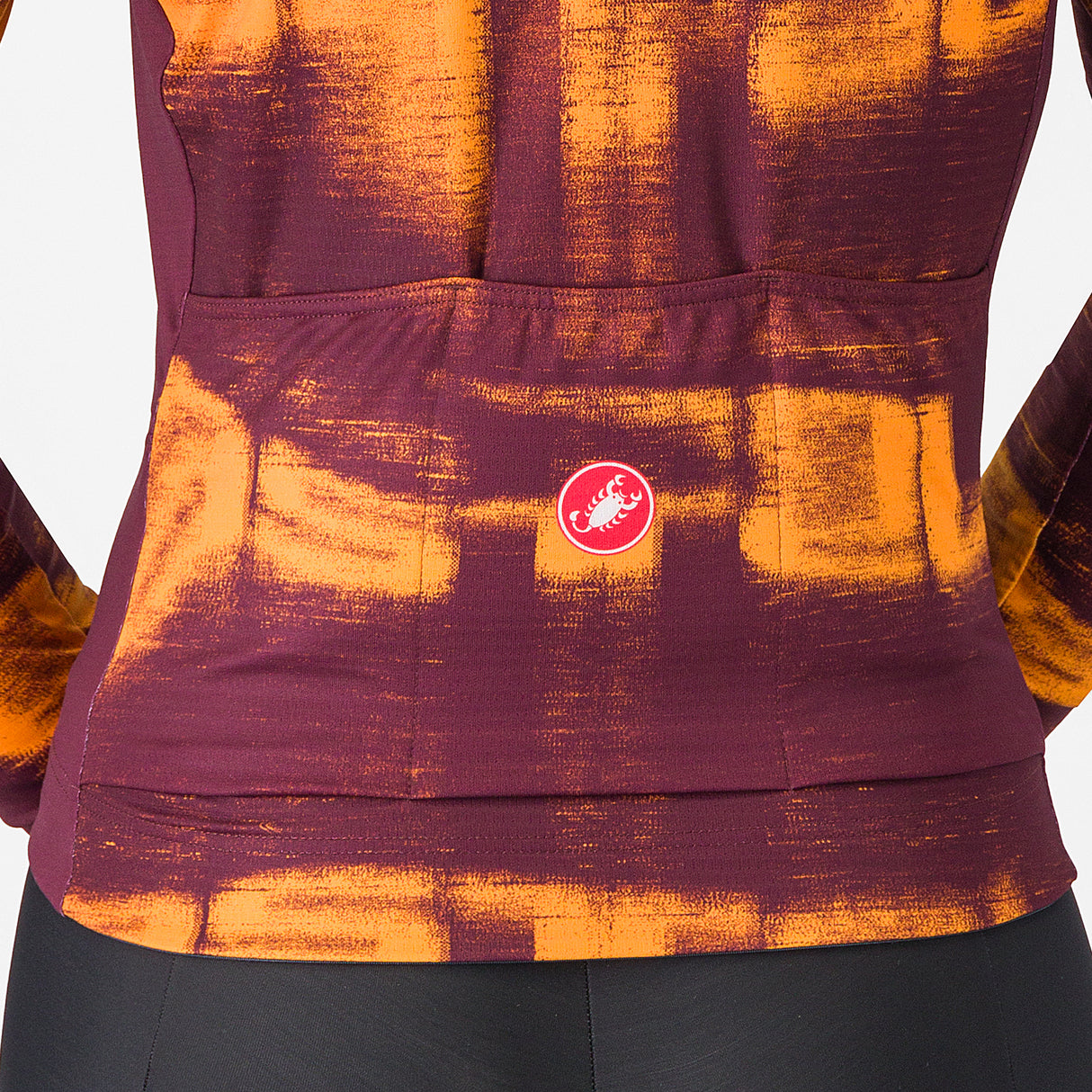 Maglia maniche lunghe donna Castelli Blur Thermal - Bordeaux Castelli