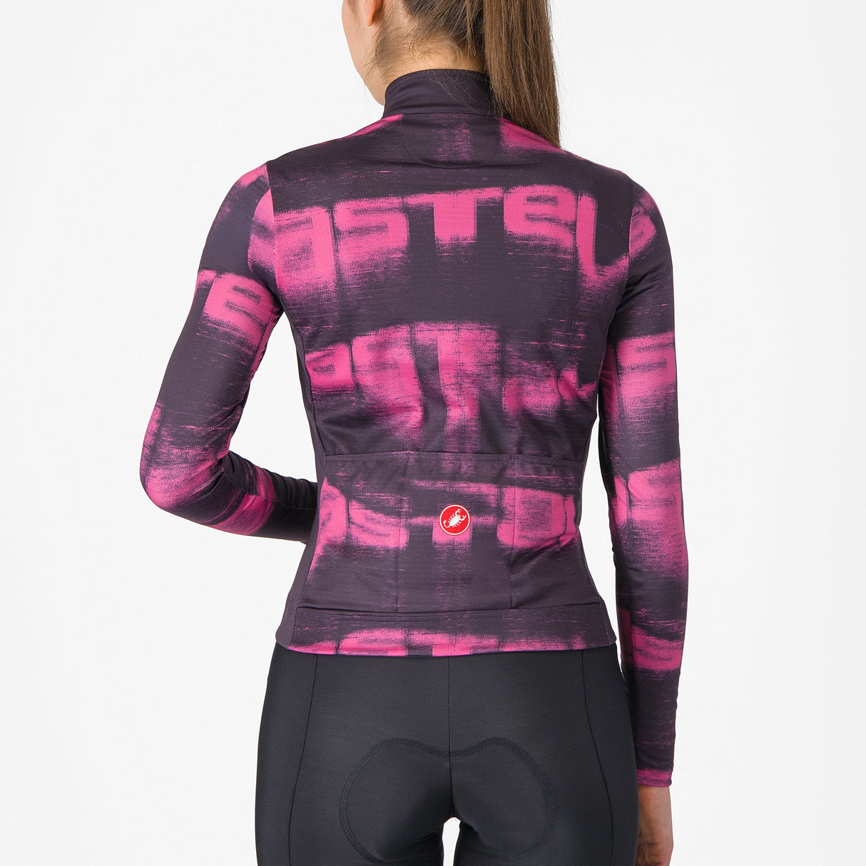 Maglia maniche lunghe donna Castelli Blur Thermal - Viola Castelli