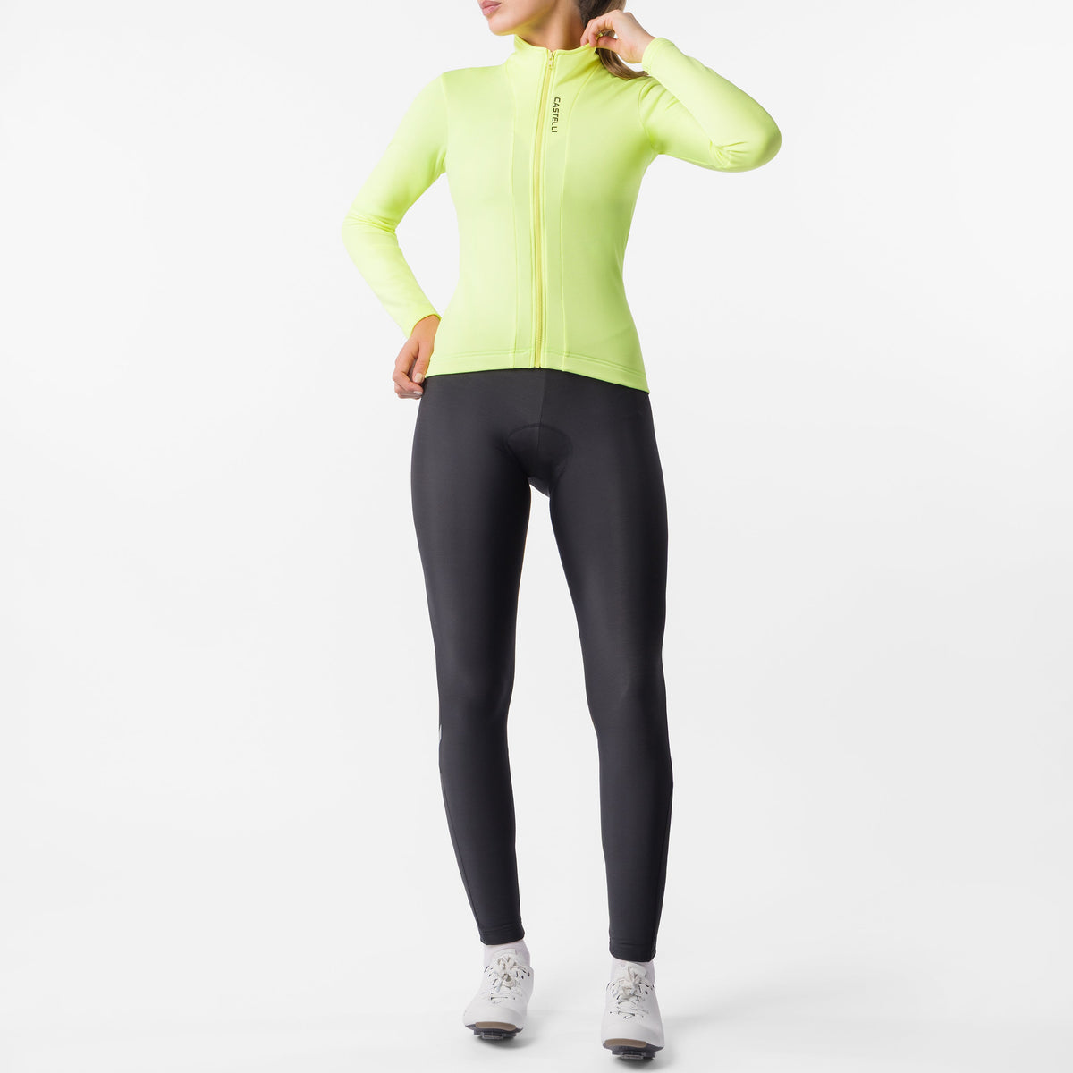 Castelli Sinergia 3 woman long sleeves jersey - Yellow