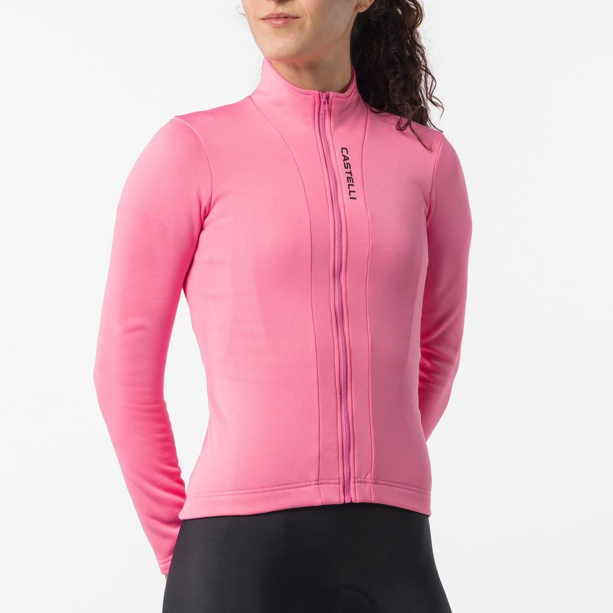 Castelli Sinergia 3 woman long sleeves jersey - Pink