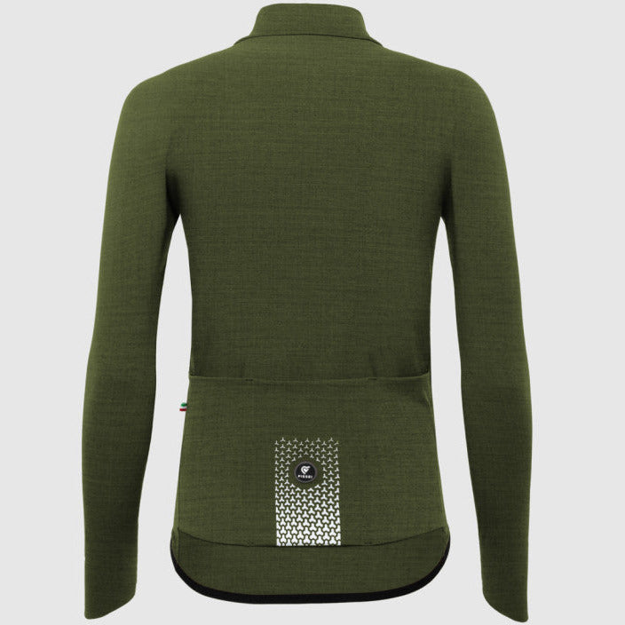 Maglia maniche lunghe donna Pissei Primapelle - Verde melange Pissei
