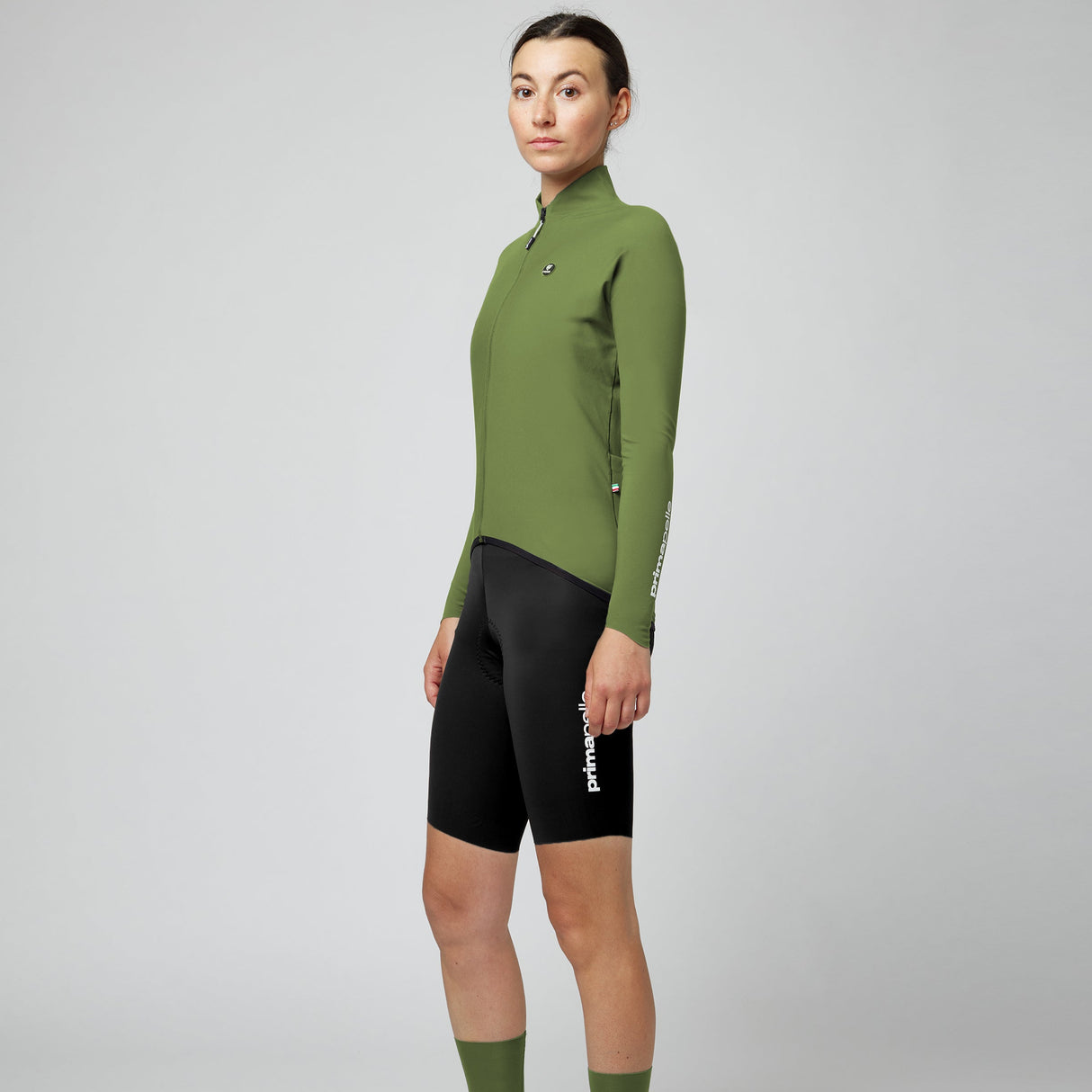 Maglia maniche lunghe donna Pissei Primapelle - Verde scuro Pissei