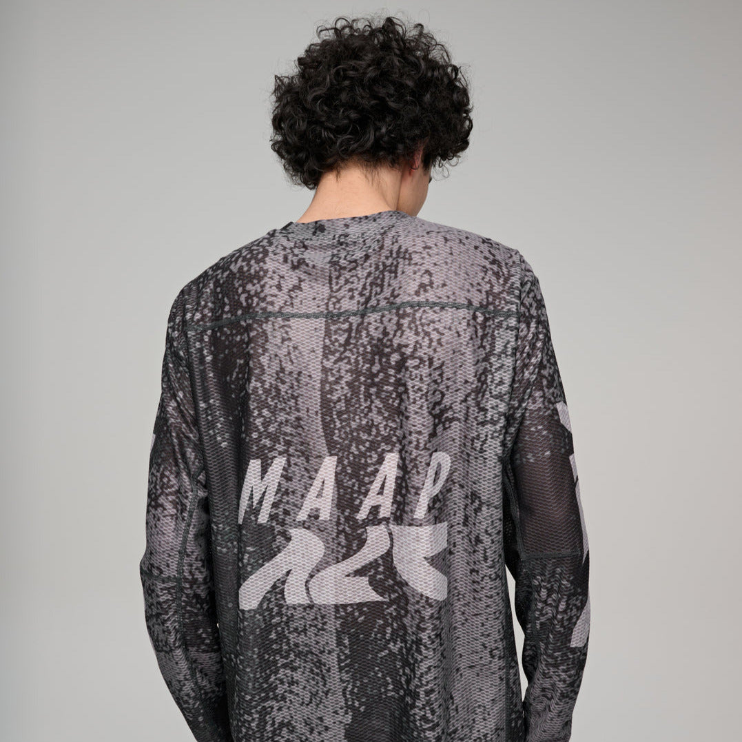Maglia mtb maniche lunghe Maap Alt_Road Mesh Tee - Grigio Maap