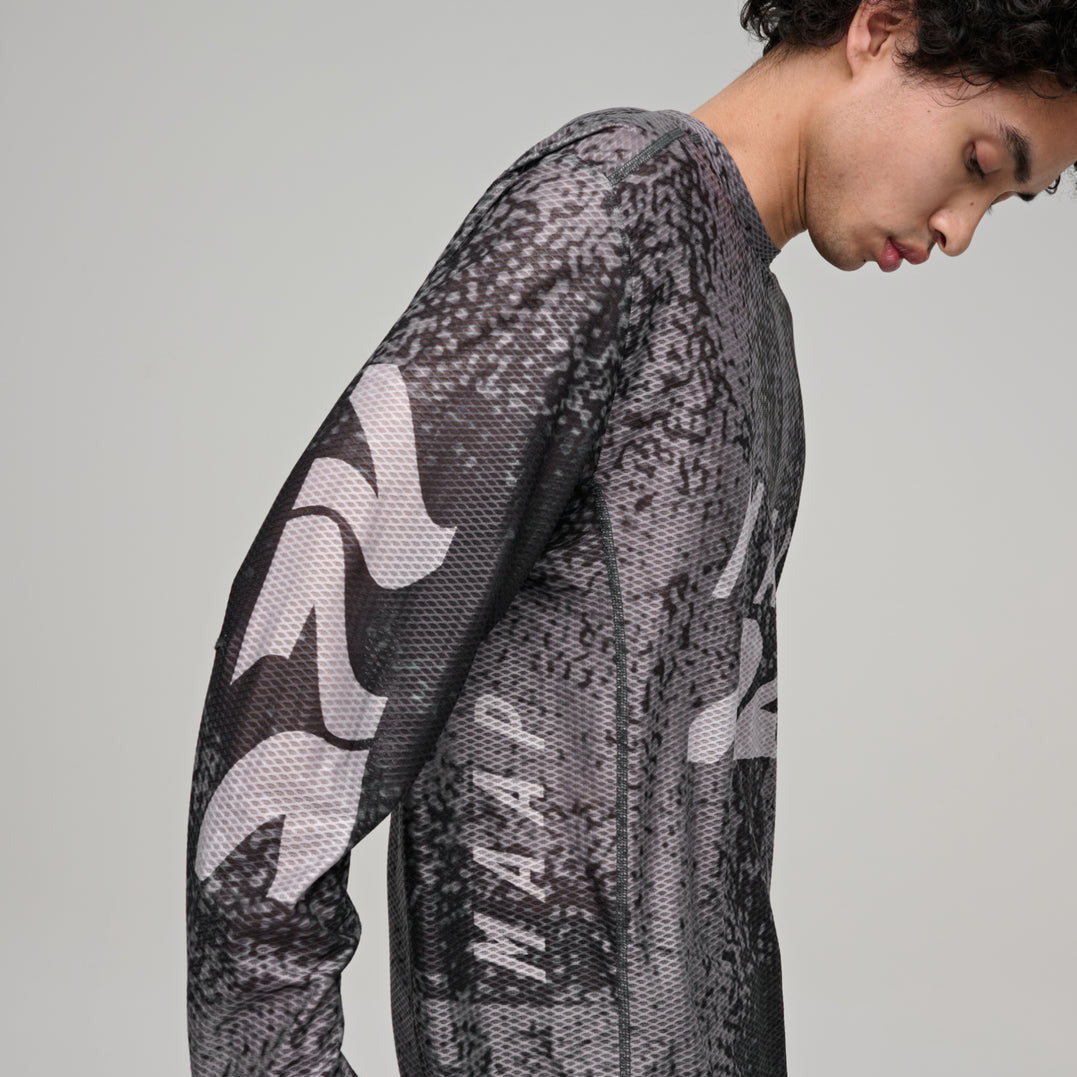 Maglia mtb maniche lunghe Maap Alt_Road Mesh Tee - Grigio Maap