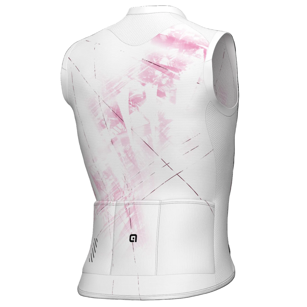 Maglia senza maniche Ale PR-E Mirror - Bianco rosa Ale