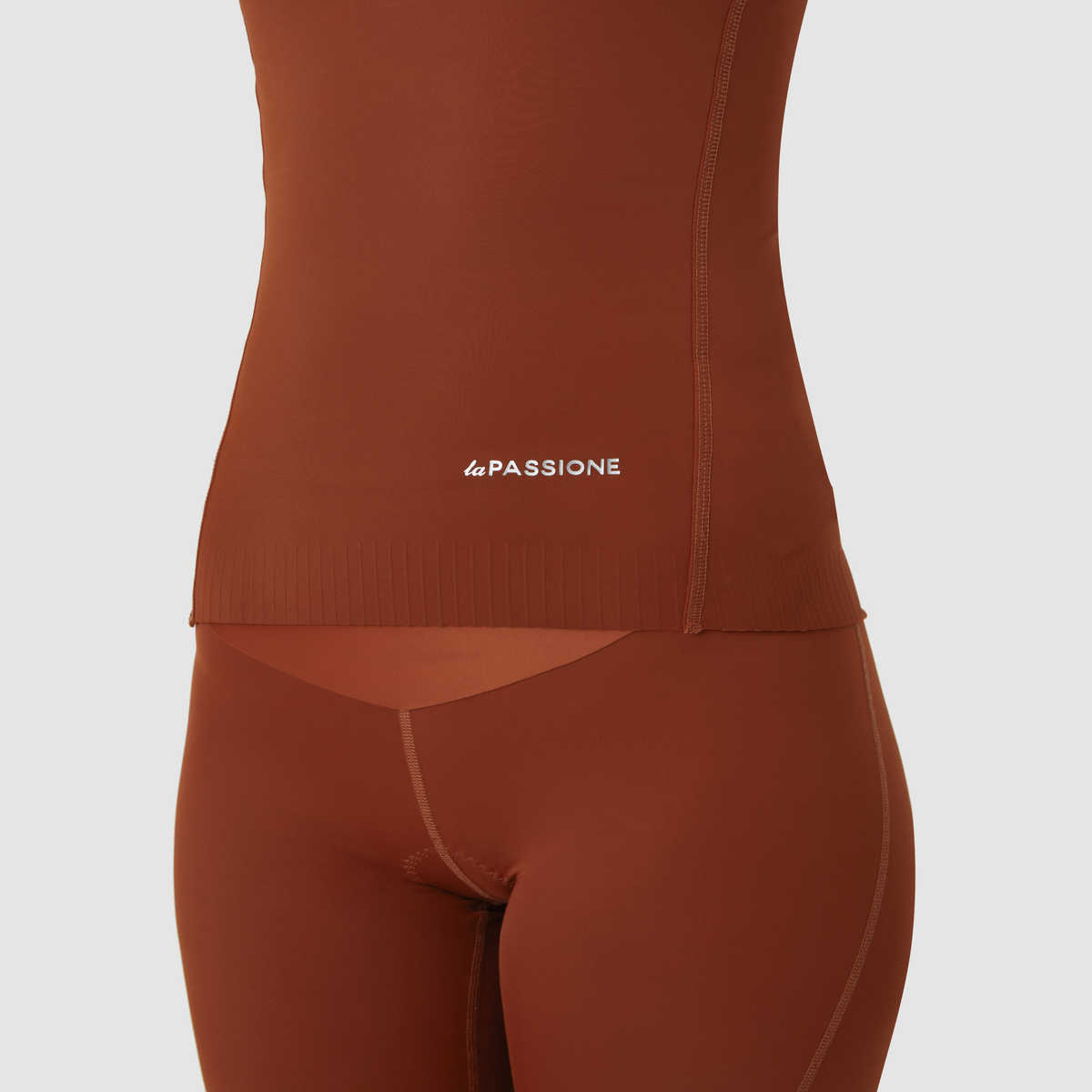 Maglia smanicata donna La Passione Flow - Terracotta La Passione